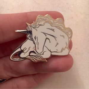 Unicorn hard enamel pin